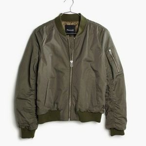 MADEWELL | Satin Bomber Jacket